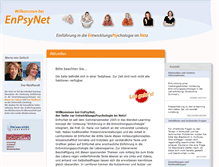 Tablet Screenshot of enpsynet.uni-lueneburg.de